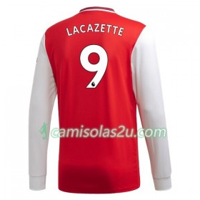 Camisolas de Futebol Arsenal Alexandre Lacazette 9 Equipamento Principal 2019/20 Manga Comprida